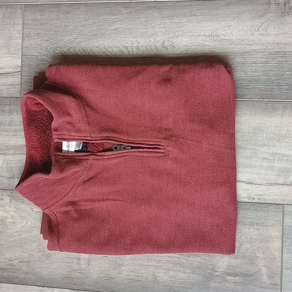 Goodfellow & Co Sweater Pullover XL Men's 1/4 Zip Burgundy Red Long Sleeves New - Picture 8 of 8